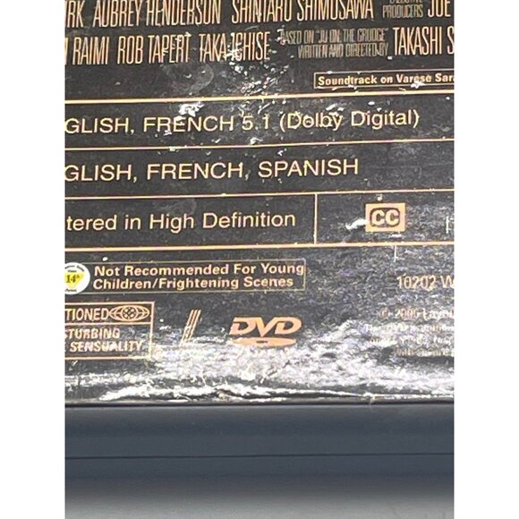 The Grudge DVD 2004 Sony pictures 91 min PG-13 English used see photos - Picture 6 of 6